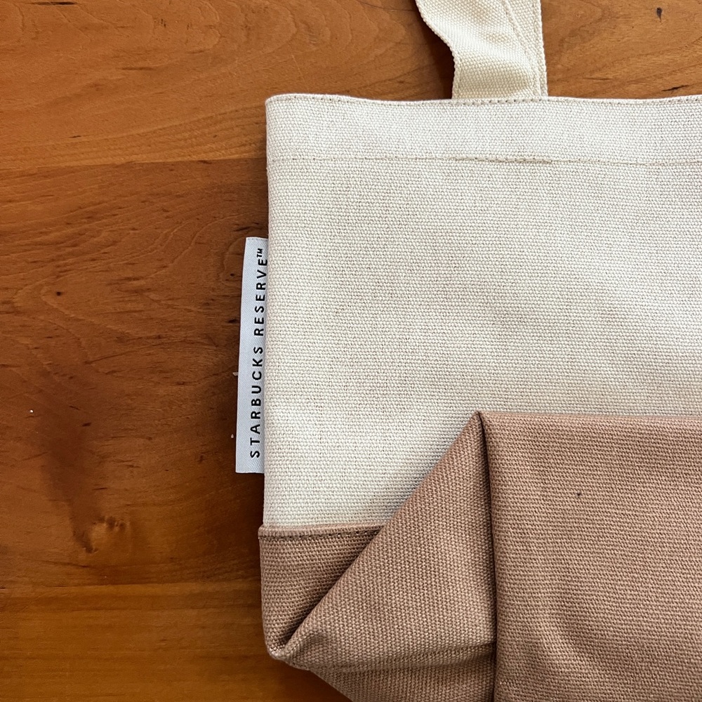 ⭐️ Limited Edition Starbucks Reserve Mini Tote Bag Brand New